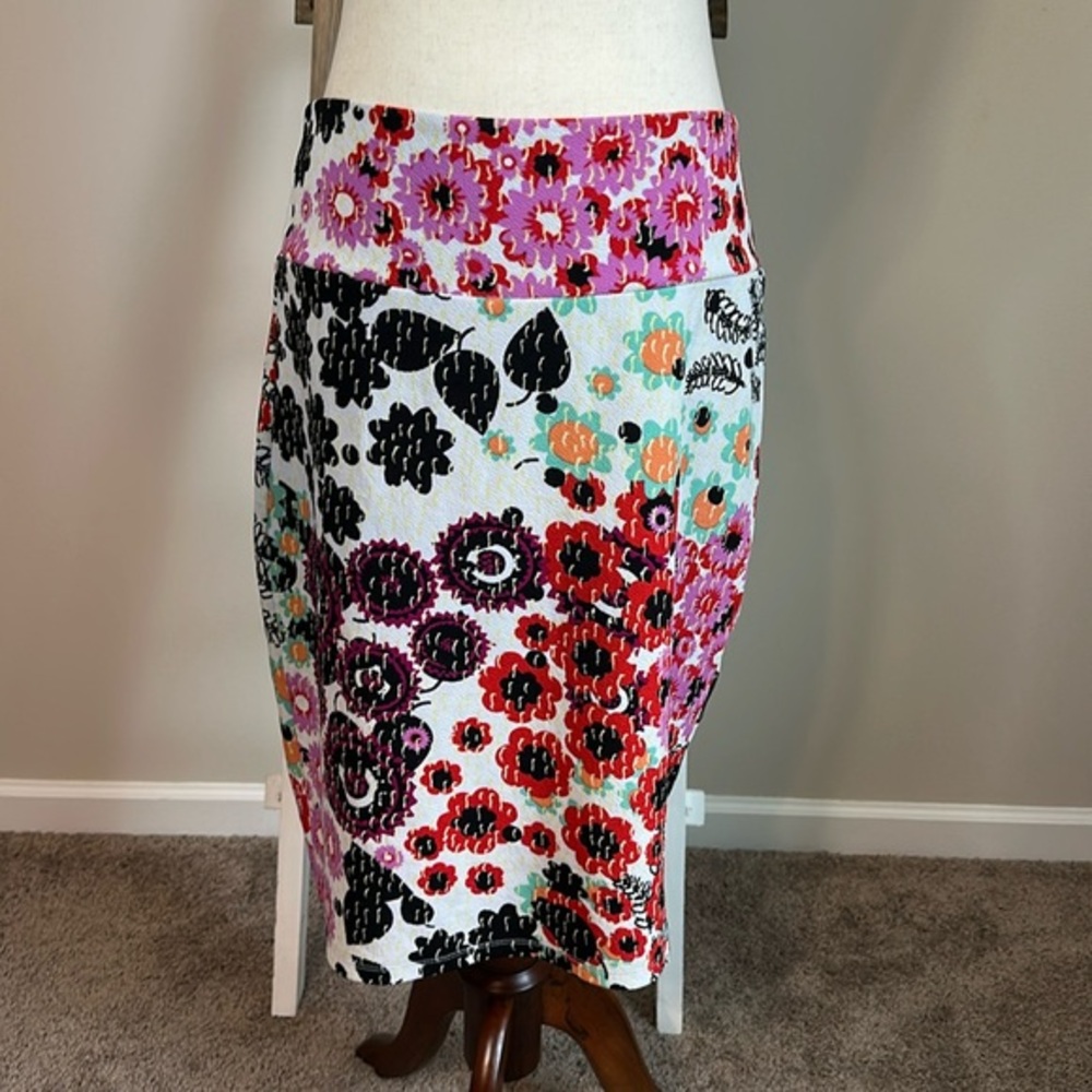 LuLaRoe Floral Pencil Skirt - Multicolor